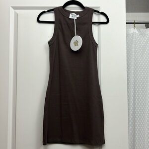 Brown bodycon dress from princess polly